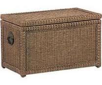 Wicker Storage Trunk